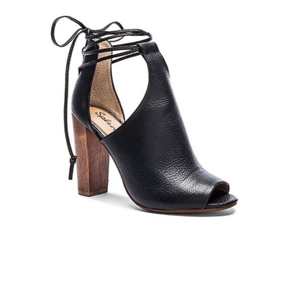 Splendid Jaylen Sandal Black Tumbled Leather‎ - Picture 4 of 7